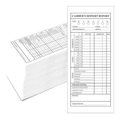 28lb 500Pcs Cash Deposit Envelopes with Self Seal Closure – Cash Envelopes for Small Businesses, 9 1/2 x 4 Money Envelopes for Retailers & Restaurants - White