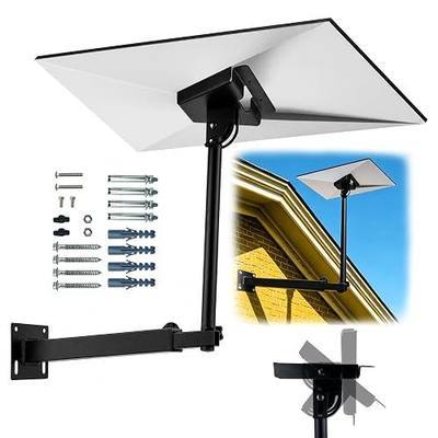 27.3-Inch Extendable Starlink Wall Mount Kit, Telescoping Long Wall Mount for Starlink Standard 4/4X, Gen 3, Gen 4 and V4, Includes Pipe Adapter, Wall Bracket and Mounting Hardware