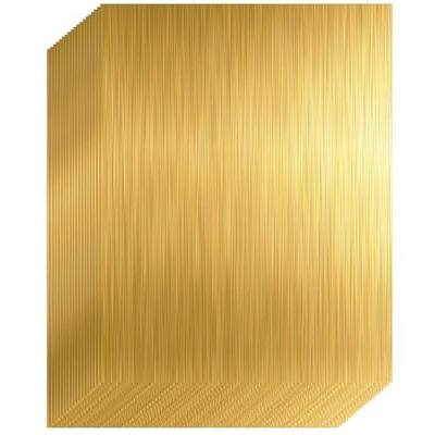25 Sheets Holographic Sticker Paper 8.5x11 inch for Inkjet & Laser Printer, Printable Vinyl Holographic Sticker Paper Waterproof Self-Adhesive (Laser Gold)