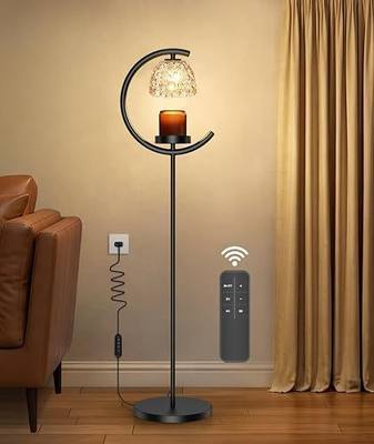 seenlast Candle Warmer Floor Lamp with Timer and Dimmer | Standing Electric Wax Melt Warmer for Home Decor, Living Room & Bedroom | Birthday Gifts for Women, Mom & Girlfriend