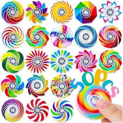 50Pcs Mini Fidget Spinners Bulk, Fidget Toys Bulk for Kids Adults | Treasure Box Toys for Classroom Prizes for Kids, Sensory Fidget Toys ADHD Autism, Pinata Goodie Bag Stuffers Party Favors