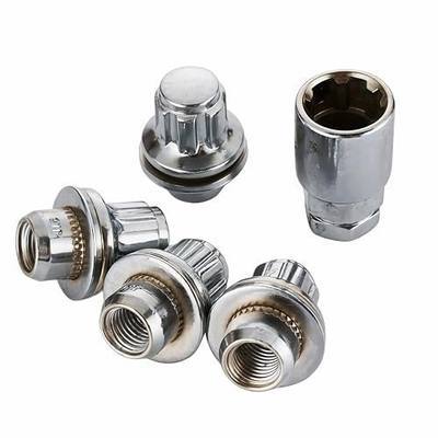 5PCS M12x1.5 Wheel Lock Nuts, 37mm Height, Flat Mag Seat, Fit Toyota Camry 1983-2024, Corolla 2003-2024, RAV4 1994-2024, Sienna 1998-2024, Matrix 2003-2014,Avalon,Venza,Prius,Highlander 2004-2024
