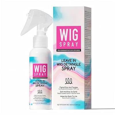 Gowwim Wig Spray for Synthetic Hair - Leave-In Conditioner Gentle Detangler & Moisturizer with Keratin, Coconut Oil & Shea Butter, Wig Wash & Care Kit- 100ml