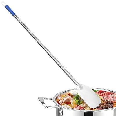 Crawfish Paddle, 43" Stainless Stee Seafood Boil Paddle Stirring Paddle | Multi-Purpose Seafood Boil Paddle for Large Batch Crawfish Boiling, Brewing, Campfire & Heavy-Duty Culinary Use