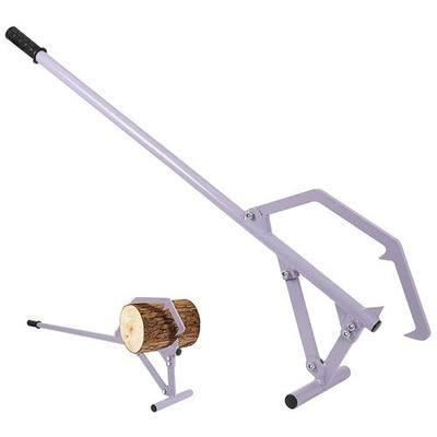 50.8" Timberjack Log Roller Lifter, Long Handle Log Roller Tool up to 25in | Logging Tools, Adjustable Log Roller Cant Hook, Heavy Duty Steel Log Jack for Rolling and Raising Up Logs