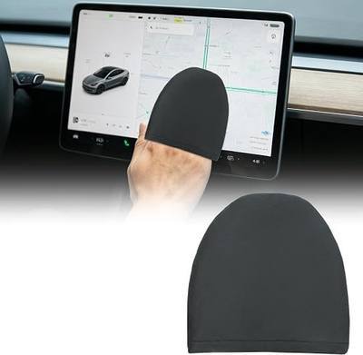 BFXM Car Screen Cleaner, 3.9''×4.1'' Black Microfiber Dashboard Wipes | Triangle Microfiber Cloth, Automotive Display Wipes, Vehicle Screen Cleaner Tool for Dashboard Display, Car Interior Tool