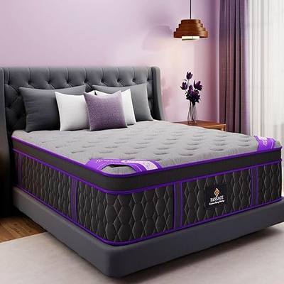 (Luxury Hotel) 14 Inch California King Size Hybrid Mattress in a Box Medium | (2026 Upgraded) Mattress with Cooling-Gel Memory Foam & Pocket Springs, Extra Edge Support, Pressure Relief, 365-Night Trial