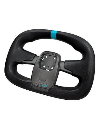 GoKart Steering Wheel Compatible with Ninebot by Segway Gokart Pro2 (Cyan) | Go Kart Kit PRO 2 Refit Smart Scooter Steering Wheel Replacements GoKart Original Accessories not with Gamepad