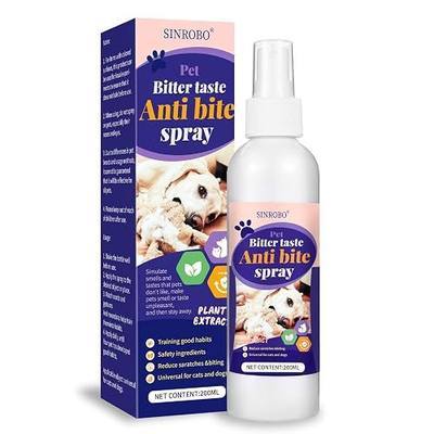 Bitter Apple Spray for Dogs, No Chew Spray for Dogs to Stop Chewing, Effective Indoor/Outdoor Deterrent Training Corrector for Anti-Scratch, Anti Marking, Furniture Protection (1 Pcs)