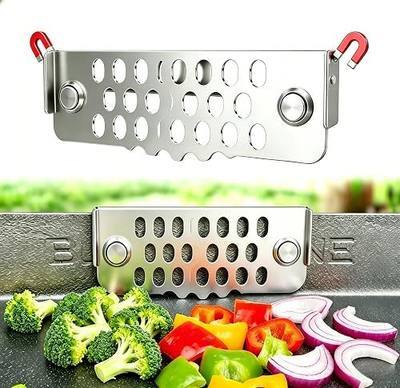Magnetic Grease Gate Blocker for Blackstone Griddle – Food Mesh Screen