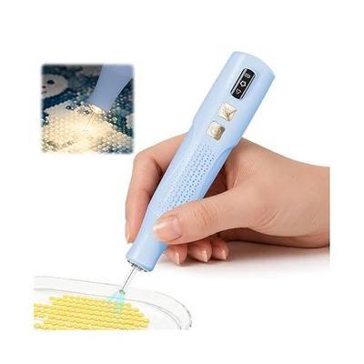 ArtiSpark Electric Diamond Painting Pen with Light | Rechargeable Wireless Vacuum Pen for Diamond Art with Ergonomic Grip; 2 Suction Gears; No Wax Needed