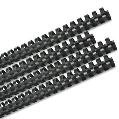Binding Combs with 50 Pack, 19 Ring Spiral Binding with 1 inch Aperture, Suitable for Comb Binding Machines, Holds 225 Sheets of 8.5 x 11 letterhead, Reusable Office use.