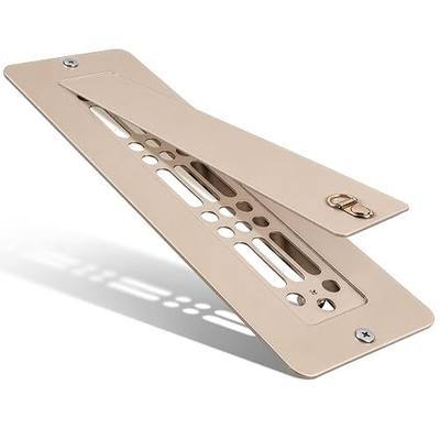 RV Floor Vent Cover 2x10 Aluminum, RV Heater Vent Magnetic Cover, Magnetic Removable Register Cover, Wood Floor Register Filters, Return Air Wall Vent Covers for Camper Trailer, Motorhome