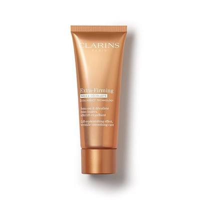 Clarins NEW Extra-Firming Neck and Décolleté | Anti-Aging Neck Cream | Firms, Lifts and Smoothes Neck Wrinkles | Targets Tech Neck | Collagen Polypeptide and Niacinamide | All Skin Types | 2.5 Ounces