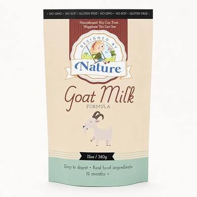 Whole Goat Milk Formula 12oz/340g, 12+ Months — Made in USA, Easy to Digest with Cod Liver Oil DHA, Hydrolyzed Collagen & Real Whole-Food Ingredients, Non-GMO, Soy & Gluten Free.