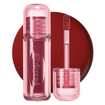 lilybyred Juicy Liar Water Tint | Korean Highly Pigmented Water-Gel Lip Stain, Non-Darkening Color, Intense Long-Lasting Stain, Transfer-Resistant, Hydrating Formula, 0.14 oz (08 Pomegranate Vodka)