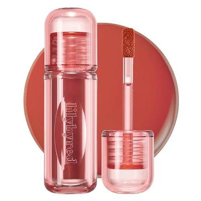 lilybyred Juicy Liar Water Tint | Korean Highly Pigmented Water-Gel Lip Stain, Non-Darkening Color, Intense Long-Lasting Stain, Transfer-Resistant, Hydrating Formula, 0.14 oz (06 Grapefruit Tonic)