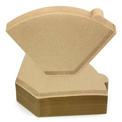 100 Count Coffee Filter #2 Coffee Filters 4 Cup Compatible with Conical Shaped Pour Over Coffee Dripper and Drip Coffee Maker