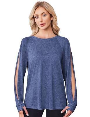 Deyeek Chemo Dialysis Shirts Women Port Access Arm Zipper Long Sleeve Tops | Dialysis shirts for women. Soft breathable long sleeve fabric. Arm zipper port access. Chemo hospital clinic home recovery.
