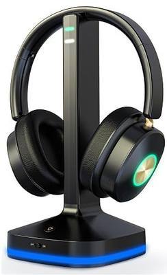 Wireless Headphones for TV, TV Headphones Wireless for Senior with Digital Optical RCA AUX 3.5 MM Transmitter Charging Dock, Over Ear Headphones with Low Latency & HiFi Sound, Gifts for Parent/Elderly