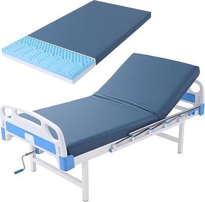HOMBYS 5-Zone Memory Foam Hospital Bed Mattress for Pressure Relief & Pain Reduction, FDA Registered Medical Mattress for Home or Clinical Use, Waterproof Leakproof Cover (80" L x 36" W x 4" H)