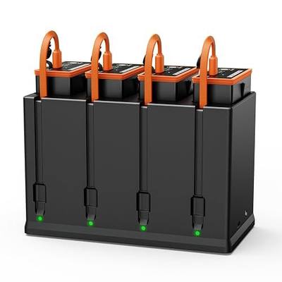 Moultrie Edge Battery Charger 4 Port Charger for Power Mag Battery | Compatible with Moultrie Edge Battery Pack 5V/3A Input Output, Not Included Batteries