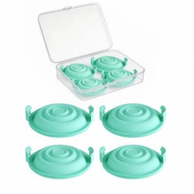 Replacement Parts 4 Pump Seals Diaphragm with Storage Case, Compatible with Elvie Breast Pump Parts, BPA Free Elvie Pump Accessories, Replacement Parts Kit