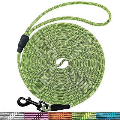 WYuZe Reflective XS Rope Dog Leash 6/10/15FT for Small Dogs Cat up to 15lbs | Slim Lightweight Puppy Leash with Smaller Clasp, for Walking Training Chihuahua Maltese Tiny Breed Dogs Up to 15 lbs