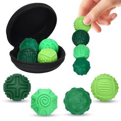 Silicone Fidget Toys Gifts for Adults Teens 4PCS Magnetic Balls Stress Toys | Stress Relief Sensory Toys for Autism ADHD Anxiety Office Desk Fidgets Toys for Christmas Stocking Stuffers for Men Teens
