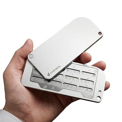 Seed Phrase Storage, Pocket Crypto Seed Phrase Storage Metal Plate | Seed Phrase Plate for Crypto Seed, BIP39 Crypto Seed Storage for Small Safe, Seed Phrase Metal Wallet