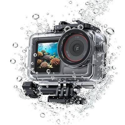 Underwater Waterproof Case Compatible with DJI Osmo Action 5 Pro/Action 4/3, 164FT/50M Dive Diving Housing Cover Shell