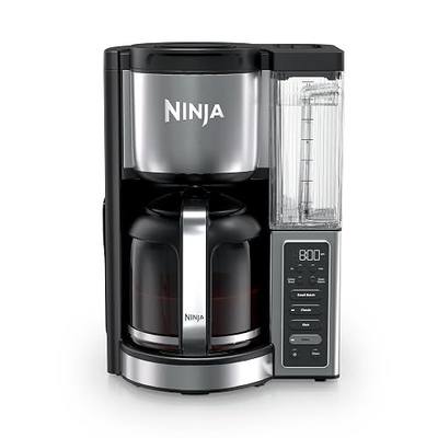 Ninja Fresh Brew™ Drip Coffee Maker, Programmable 14 Cup Glass Carafe, Classic and Rich, 70 Ounces Removable Water Reservoir, Small Batch, Delay, Adjustable Warming Plate, Stainless Steel, CE451AMZ