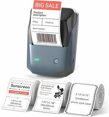 NIIMBOT B1 Pro 300 DPI Label Maker with Red & Black Printing, Blue | Bluetooth Thermal Label Printer for Photos, Scrapbooks, Home, Office, Small Business, Inkless Label Maker with 3 Tapes