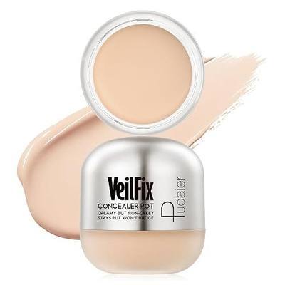 Pudaier Cream Concealer Pot, Soft-matte Finish, Creamy Coverage, 32 shades | Brightens under eyes, blendable, creamy & hydrating, conceals flaws, blurs texture for a non-cakey, matte finish, (M2)