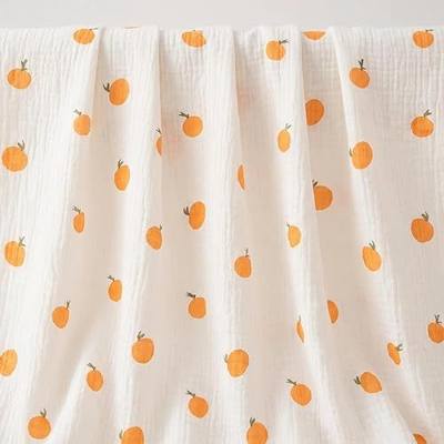 100% Cotton Double Gauze Fabric by The Yard – Soft Breathable Muslin Cloth for DIY Sewing, Dressmaking, Towels, Bedding, Cheesecloth, Boho Table Runner & Craft Projects