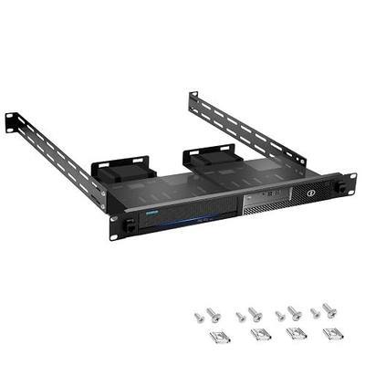 Mini PC Rack Mount Kit for 2 Units,Heavy Duty 19" 1U Server Mounting Bracket – Fits Dell OptiPlex Micro, Lenovo ThinkCentre Tiny, HP EliteDesk (Mini Series) – with Dual RJ45 Pass-Through & Hand Screws