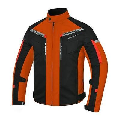 CE Armored Motorcycle Jacket for Men, Waterproof 600D Cordura Touring Riding Jacket with Air Vents