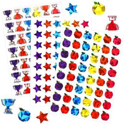 1380 Pcs Star Stickers for Kids Reward Holographic Rainbow Star Stickers Small Sparkly Behavior Reward Stickers Glitter Foil Stickers School Classroom Student Teacher Supplies DIY Decoration UonBexj