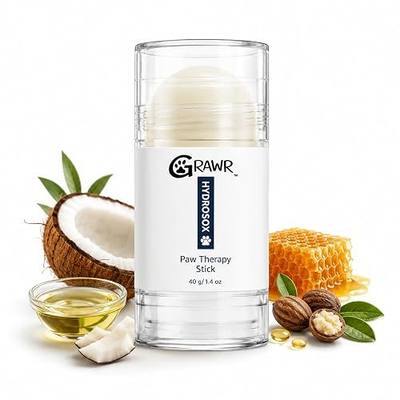 HYDROSOX Paw Therapy Stick for Dogs, Dog Paw Balm & Paw Pad Moisturizer for Dry Rough Paws, Lick-Safe Paw Wax with Beeswax, Coconut Oil, Shea Butter, Olive Oil & Vitamin E, 1.4 oz