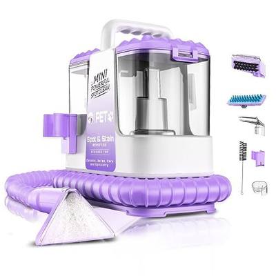 Portable Carpet & Upholstery Cleaner Machine for Pets, Deep Stain Remover with Powerful Suction, Spot Cleaner for Couch, Sofa, Rug, Car Interior & Pet Messes, Dual Tank Portable Carpet Cleaner