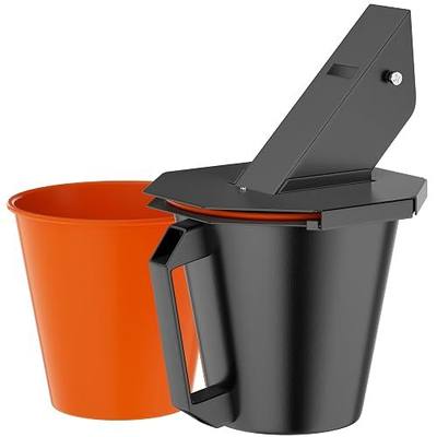 Upgraded Grease Bucket with Lid & Silicone Liner, Drip Bucket for Traeger | Accessories for Traeger, Smoker Drip Bucket for Traeger, Pit Boss, Z Grills, Recteq and More, Grease Bucket for Pellet Grill