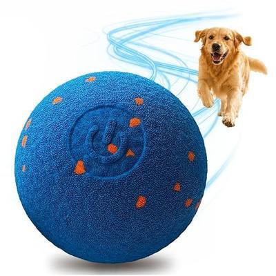 Smart E-TPU Interactive Dog Ball, Automatic Moving & Vibrating Dog Toy, Rechargeable Self Moving Dog Ball with 2 Play Modes, Durable Chew Toy for Medium Large Dogs