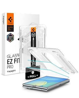 Spigen GlasTR EZ FIT Pro Screen Protector for Galaxy Z Fold 8 | 9H+ Tempered glass, Scratch resistance, Auto-align tray, Lab-tested 100% clarity, Original touch, Case-friendly, 2 Pack