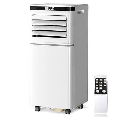 Antarctic Star 8500 Btus ASHRAE (5000 Btus SACC) Portable Air Conditioner, 3-in-1 AC Unit with Fan, Dehumidifier, Remote Control, 24H Timer, Sleep Mode, Digital Display for Home & Office