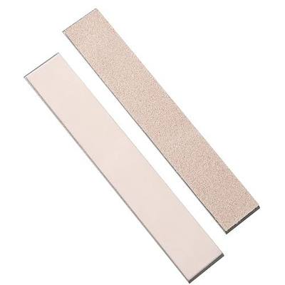 SHARPAL 2-Piece Leather Strop Plates 1" x 6" for Polish and Final Polish | Suede and Smooth, Even Diamond Emulsion Spread with No Beading or Roll-Off, Better Retention, Serviceable Durability