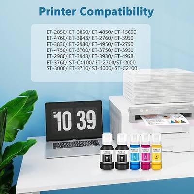ZhuFeng Compatible for T502 T-502 Ink Refill Bottes ET-2850 ET-3850 ET-4850 ET-15000Ink Refill for ET 2850 ET 3850 ET-4760 ET-3843 ET-4950 ET-2760 ET-3830 ET 4850 ET4950 ET 15000 ET 3843 ET-2980