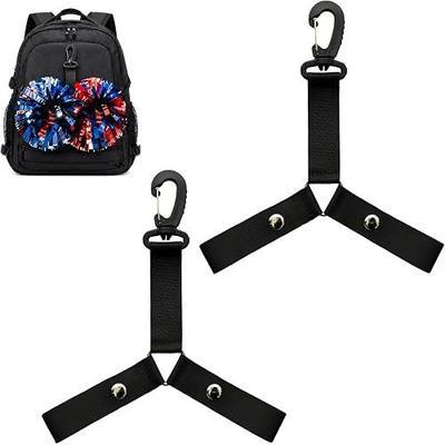 Cheerleading Pom Pom Holder for Backpack, Keeps Cheer Poms Fluffy & Organized, Cheer Competition Must-Have Accessories