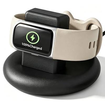 Charging Dock for Fitbit Charge 6/Charge 5/Luxe Watch Charger | Upgraded Anti-Slip Charging Stand Dock with 3.3ft USB Cord Compatible with Fitbit Charge 6/5/Luxe Smartwatch