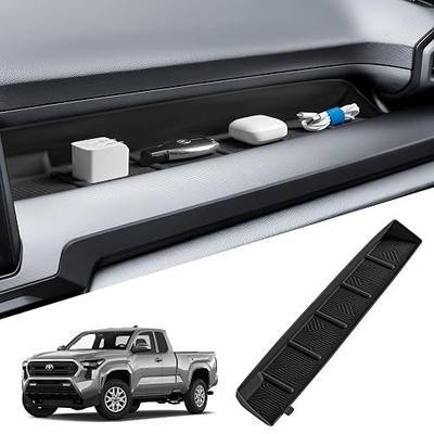 Passenger Dashboard Storage Mat, Silicone Non-Slip Dash Tray Insert Liner | for Toyota Tacoma 4th Gen (2024-2027) & 4Runner 6th Gen (2025-2027) - Black