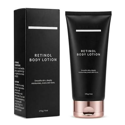 Retinol Body Lotion, Firming Body Cream for Crepey Skin, Suitable for neck, arms, legs and full body skin care, 170g